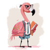 Avant-gardiste : Flamboyant Flamingo Designer