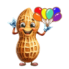 Ballons cacahuète Cadeau d’anniversaire