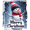 Snowman Merry Christmas