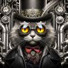 Chat Steampunk