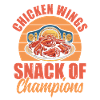 Chicken Wings Snack Of Champions Wings Lover