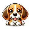 Cute Beagle Dog