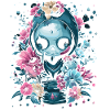 Kawaii Reaper Pastel Gótico Lindo Anime