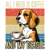 Coffee and my Beagle
