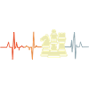 Chess Pieces Cardiogram