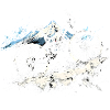 Mountain biking illustration