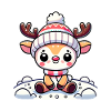 Cute Reindeer Christmas