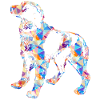 Brittany Spaniel Geometric