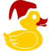 Christmas Duck Xmas Rubber Duck Fun Kids
