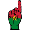 Burkina Faso Flag Number 1