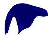 Blue Christmas Hat