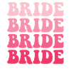 Hen bachelorette party bride