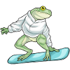Frog Snowboarder Snowboard
