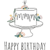 happy birthday torte