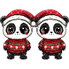 Panda Weihnachten Team
