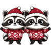 Waschbär Weihnachten Team