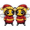 Biene Weihnachten Team