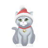 Weihnachtskatze