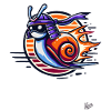 Japanese Samurai Turbo Snail