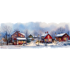Häuser Winter