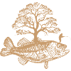 Fisch wächst Baum – Angler Design