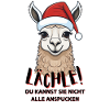 Llama Christmas Smile
