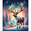 Santa Claus village reindeer