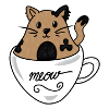 Cup cat