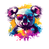 Koala with sunglasses