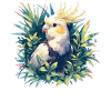 Cockatiel Nymphensittiche Nymphensittich