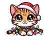 Fées de Noël Bengal Chat