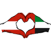 Autriche Émirats arabes unis Drapeau