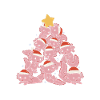 Merry Christmas Axolotl Christmas Tree