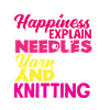 Wool Needles and Knitting Happy