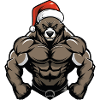Bear Santa Claus