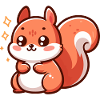 Cute little squirrel