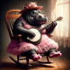 Hippopotame Banjo