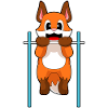 Fox Bodybuilder Tractions Musculation