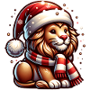 Noël doux Lion Noël