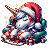 Weihnachts-Einhorn