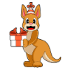 Chapeau de fête d’anniversaire kangourou