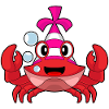 Crab Birthday Party Hat