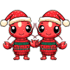 Lobster Crab Christmas Team