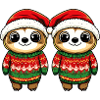 Sloth Christmas Team