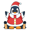 Penguin Christmas Santa Claus