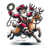 Cowboy Santa Claus Adventure