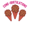 Sundae Cone-gratulations Sweet Cream