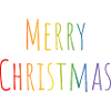 Merry Christmas rainbow