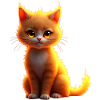 Flammenkatze Fantasie