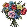 Bouquet Flowers Blossoms